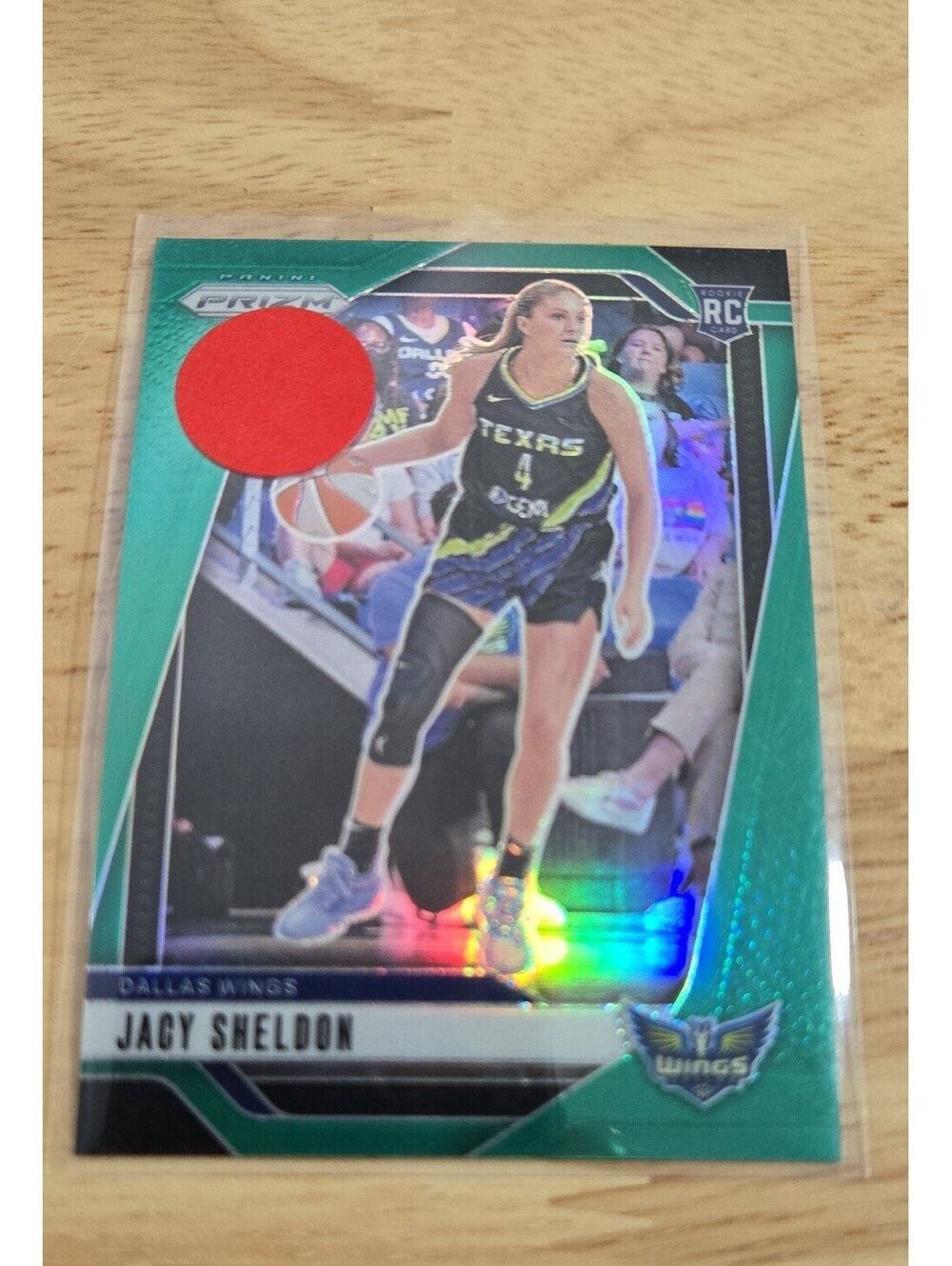 2024 Panini Prizm WNBA - Jacy Sheldon #4 Green Prizm (RC)